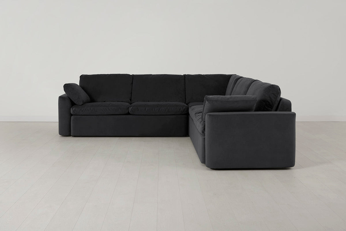 Model 13 Ecksofa, Dunkelgrau