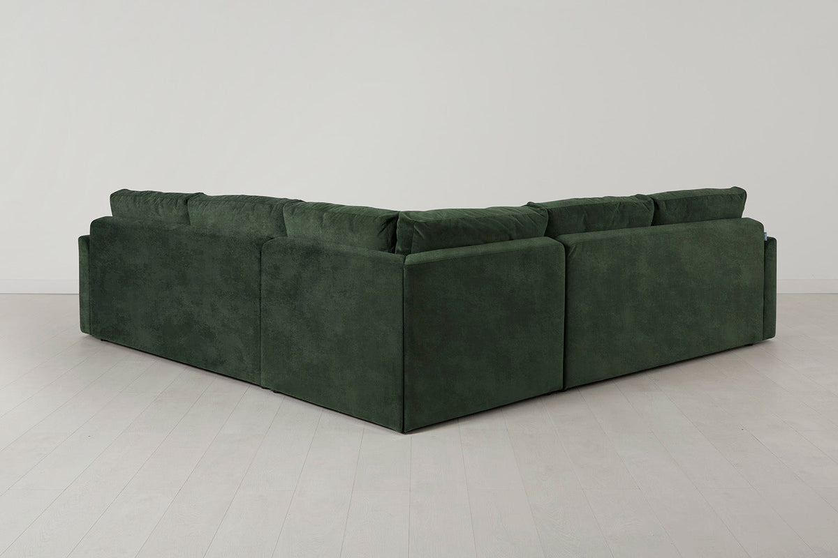 Model 13 Ecksofa, Tannengrün
