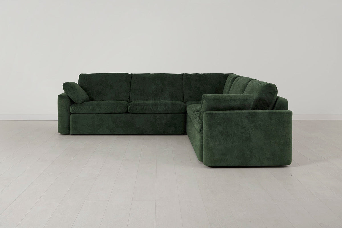 Model 13 Ecksofa, Tannengrün