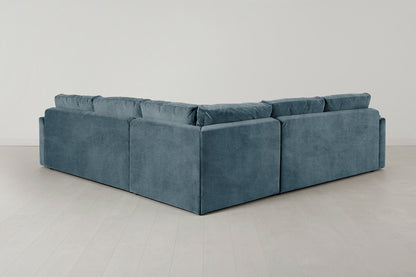 Model 13 Ecksofa, Wasserblau