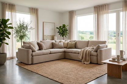 Model 13 Ecksofa, Steingrau