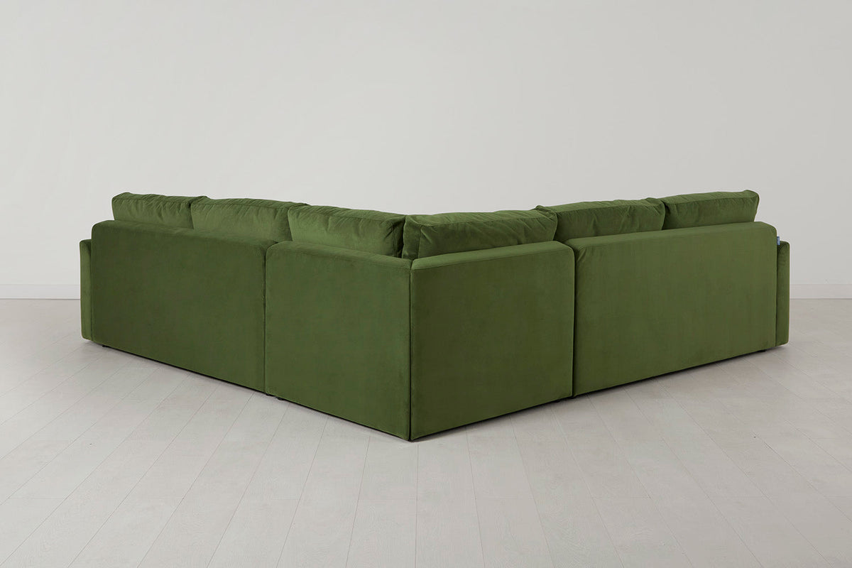 Model 13 Ecksofa, Laubgrün
