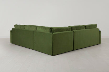 Model 13 Ecksofa, Laubgrün