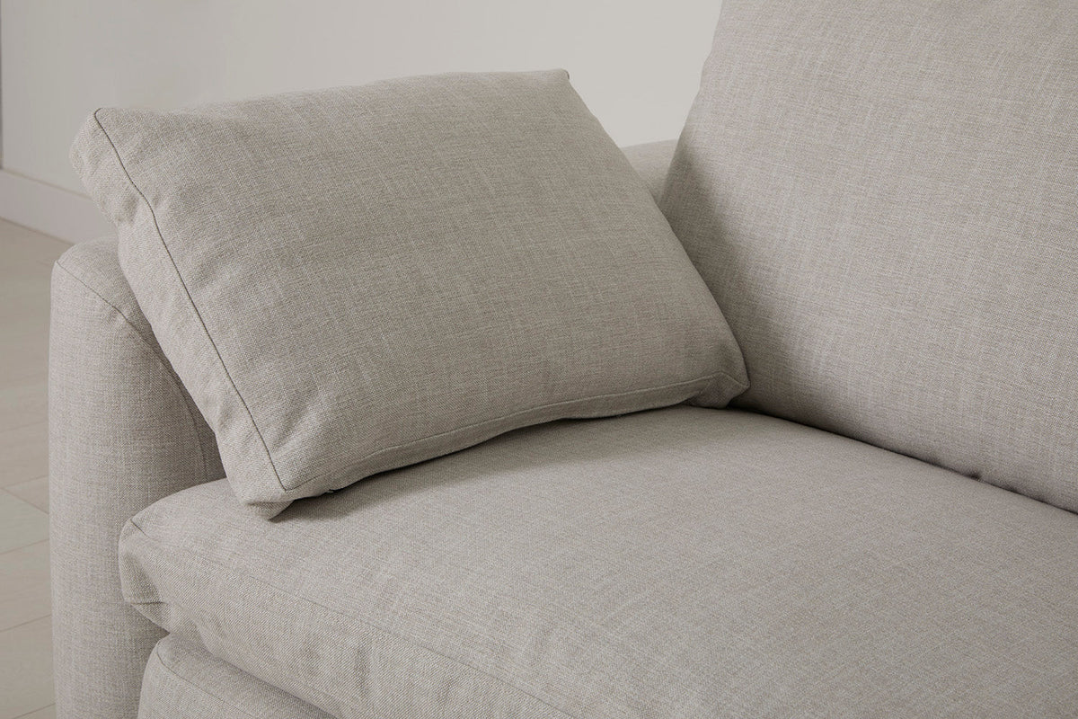 Model 13 Großes Ecksofa, Helles Pergament