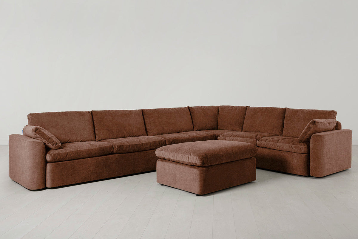 Model 13 Large Corner Sofa with Ottoman