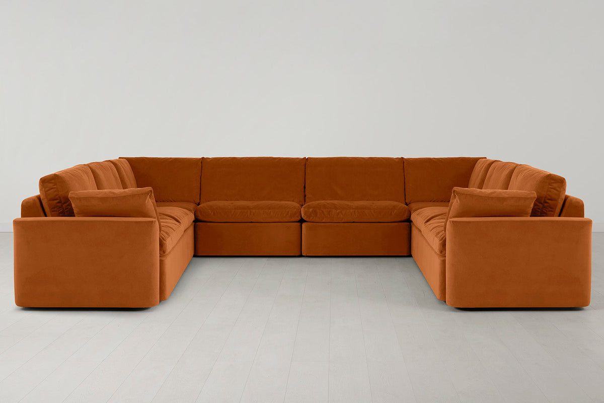 Model 13 U-Form Sofa, Bronze