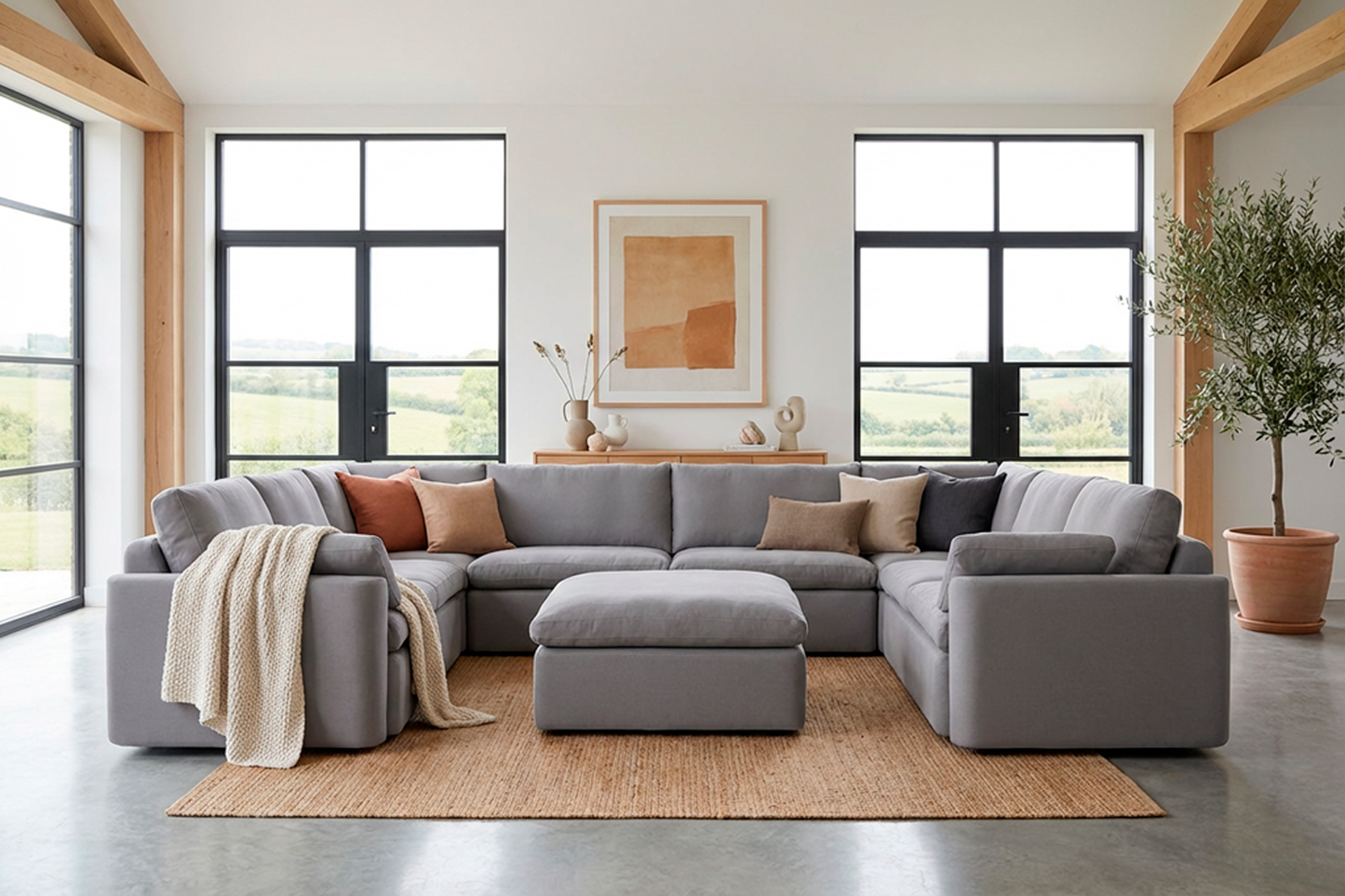 Model 13 U Shaped Sofa, Risso