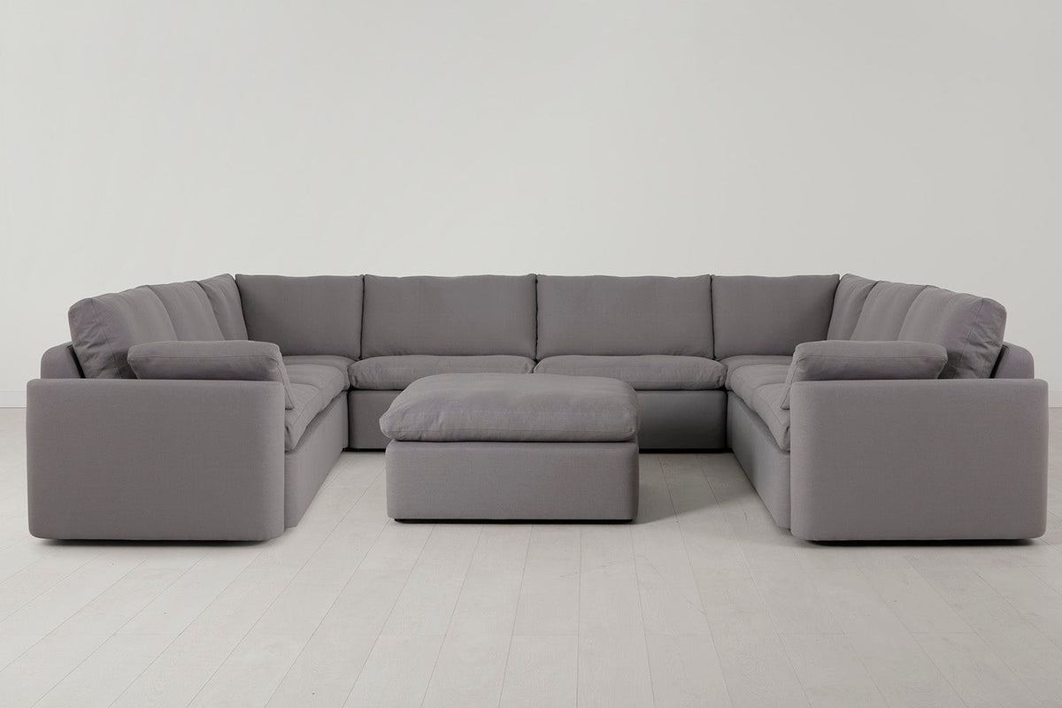 Model 13 U Shaped Sofa with Ottoman