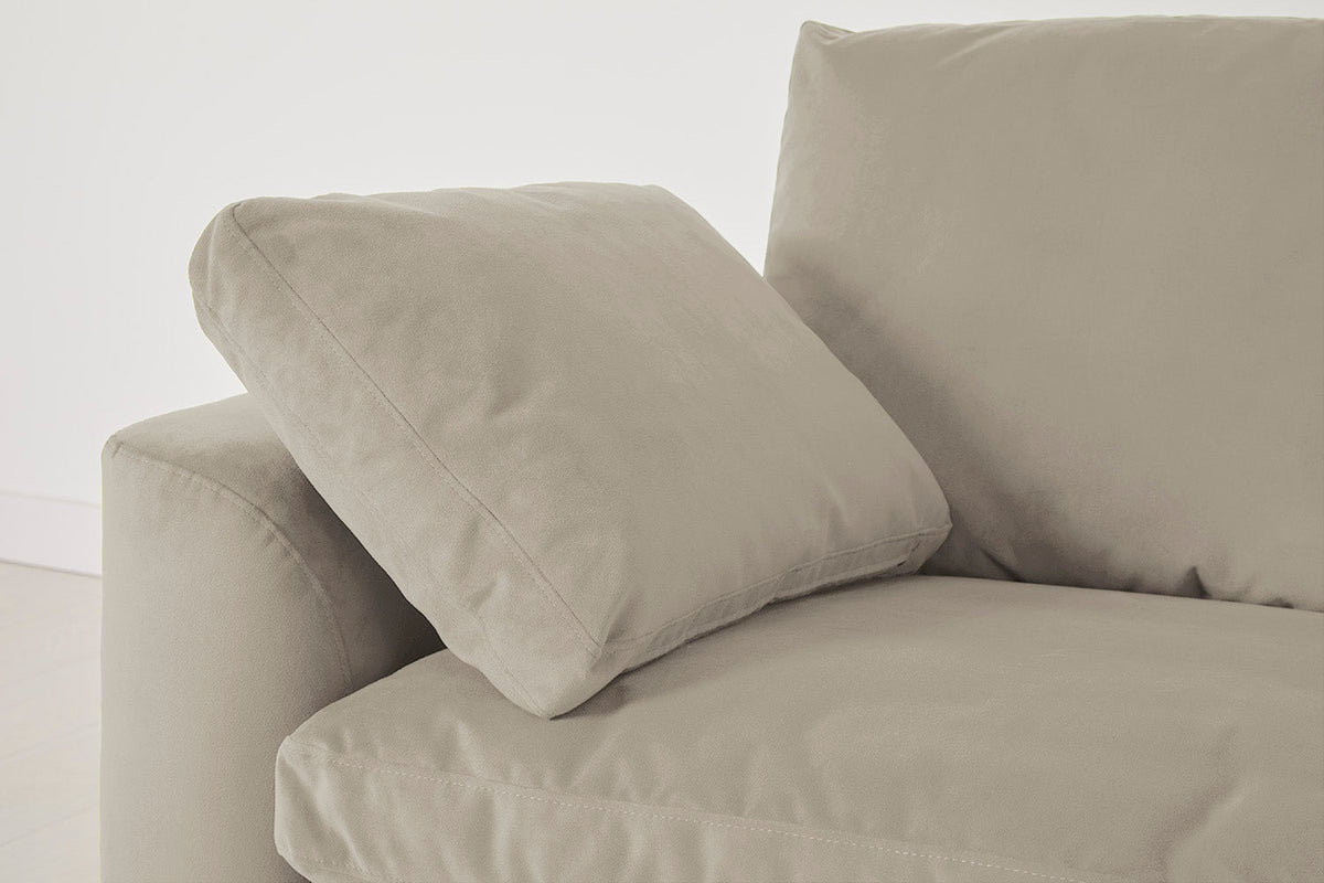 Model 13 2-Seater Right Chaise Sofa, Bone