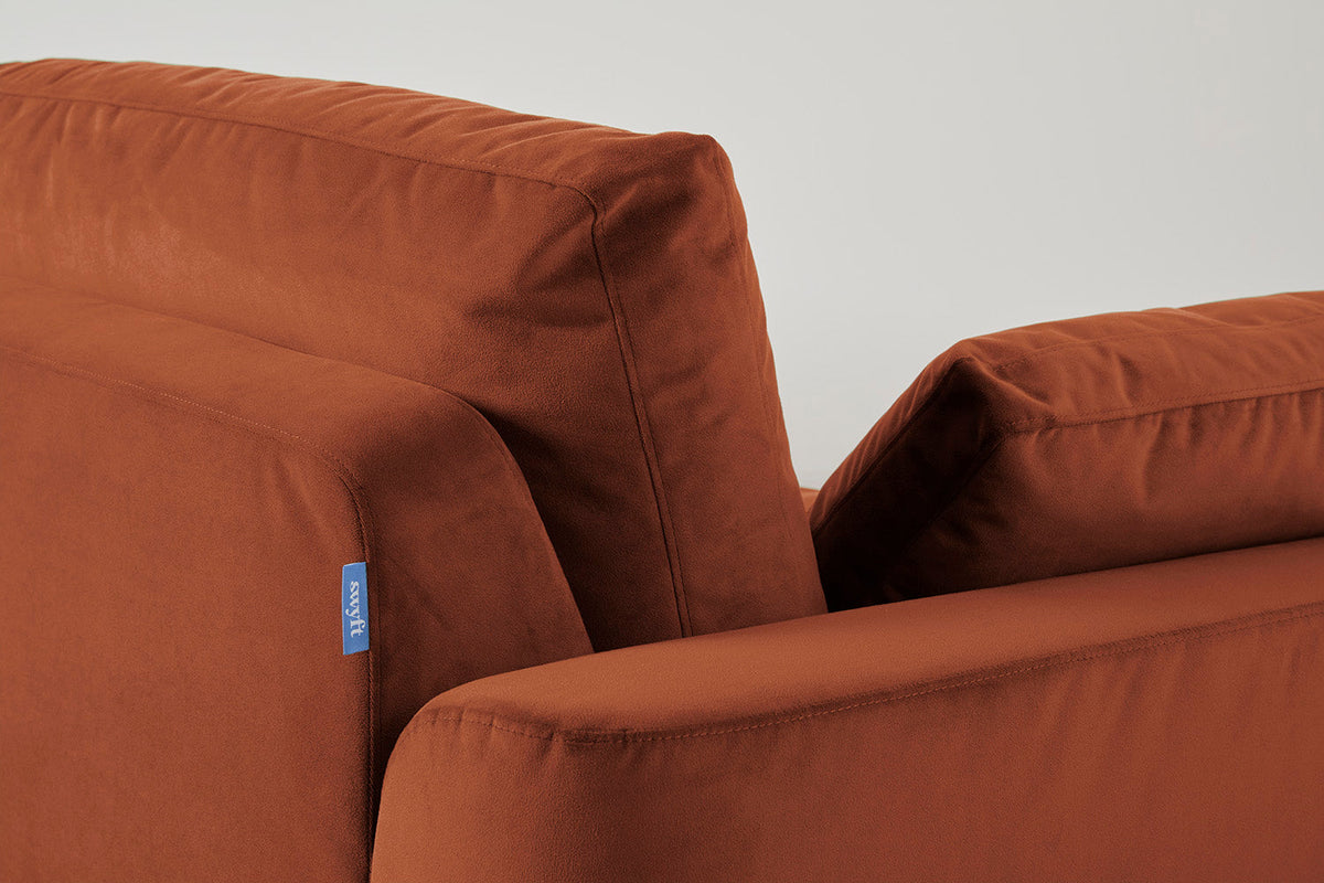 Model 13 2-Seater Sofa, Brick