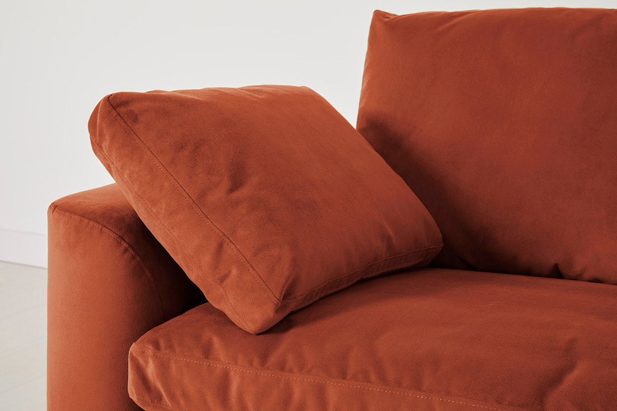 Model 13 Large Corner Sofa, Brick