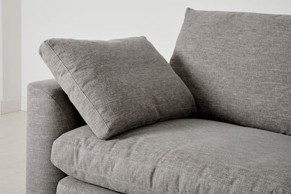 Model 13 2-Seater Left Chaise Sofa, Shadow