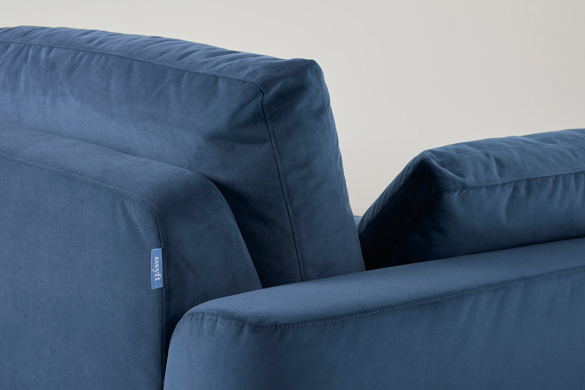 Model 13 2-Seater Left Chaise Sofa, Teal