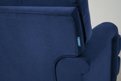 Model 15 2 Seater Sofa, Indigo