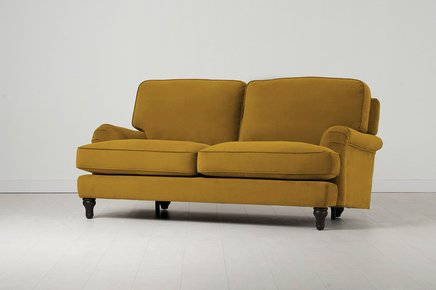 Model 15 2 Seater Sofa, Senfgelb