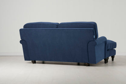 Model 15 2 Seater Sofa with Ottoman, Teal