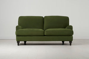 2-Seater Sofa in green velvet