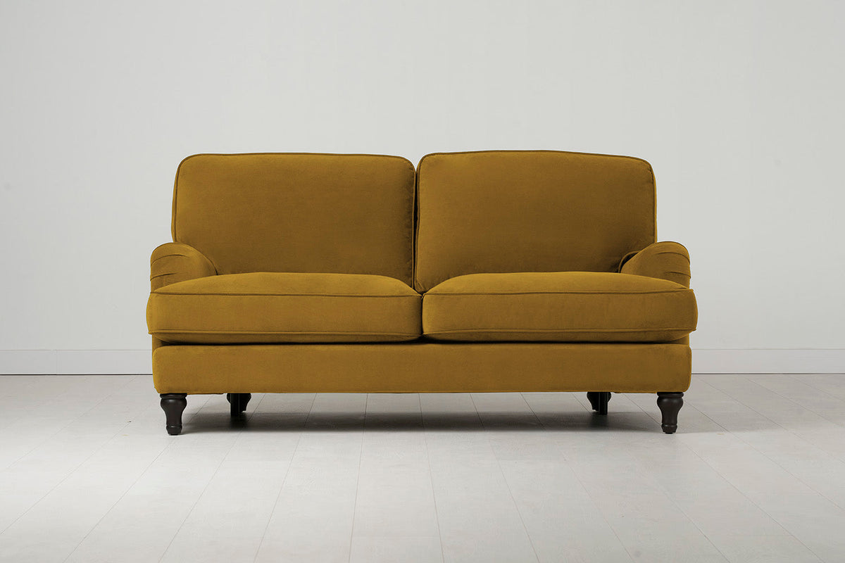 Model 15 2 Seater Sofa, Senfgelb