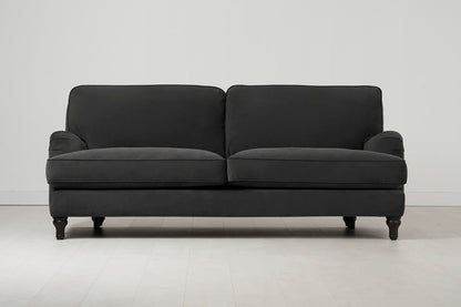 Dreisitzer-Sofa Model 15, Dunkelgrau