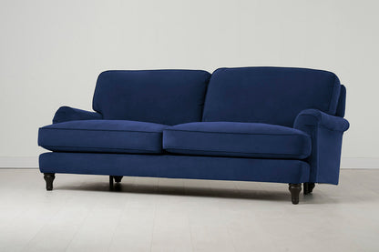 Dreisitzer-Sofa Model 15, Indigoblau