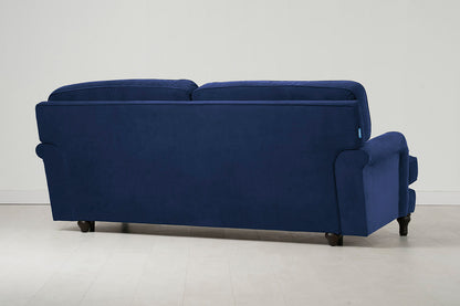 Dreisitzer-Sofa Model 15, Indigoblau