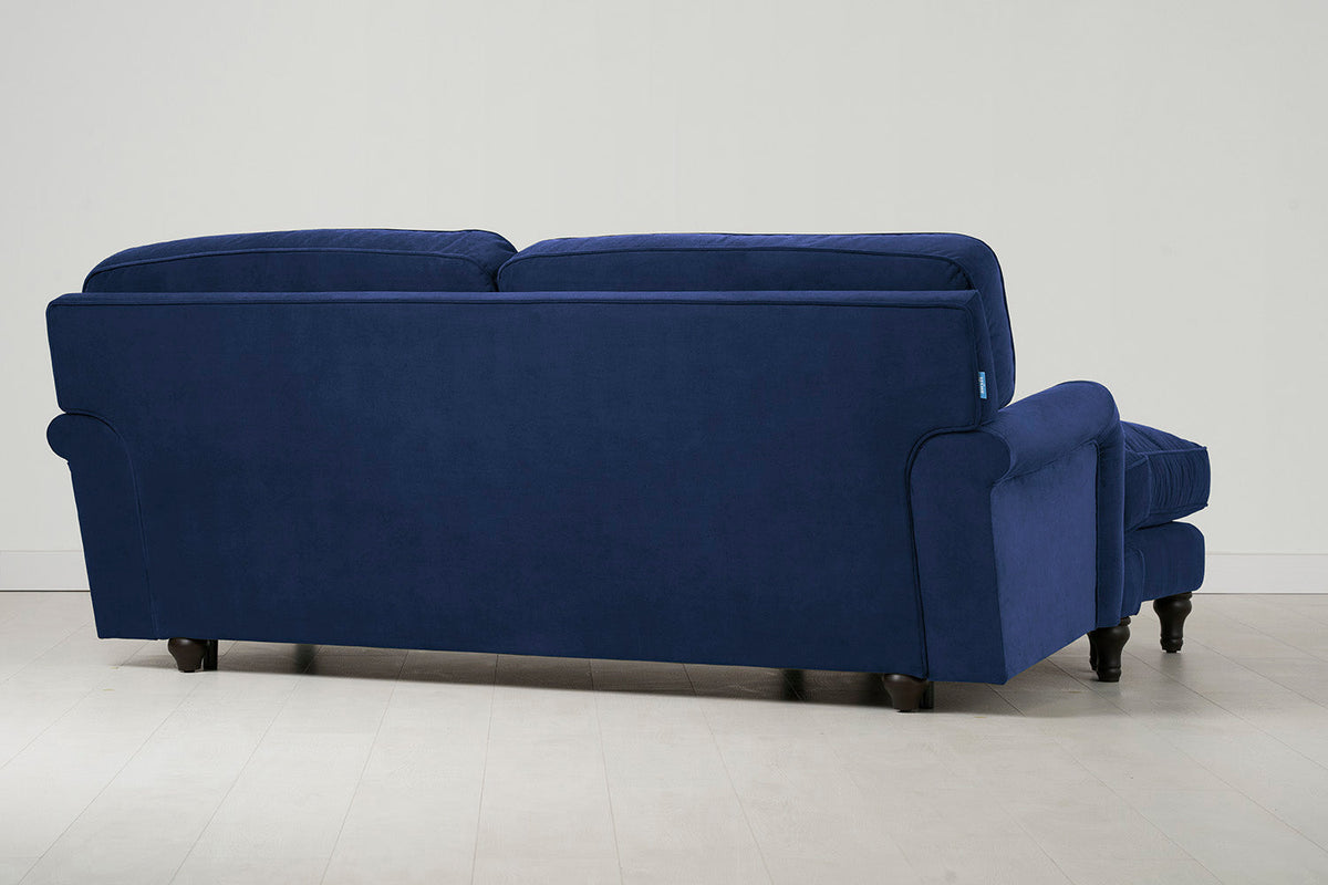 Dreisitzer-Schlafsofa Model 12 mit Chaiselongue rechts