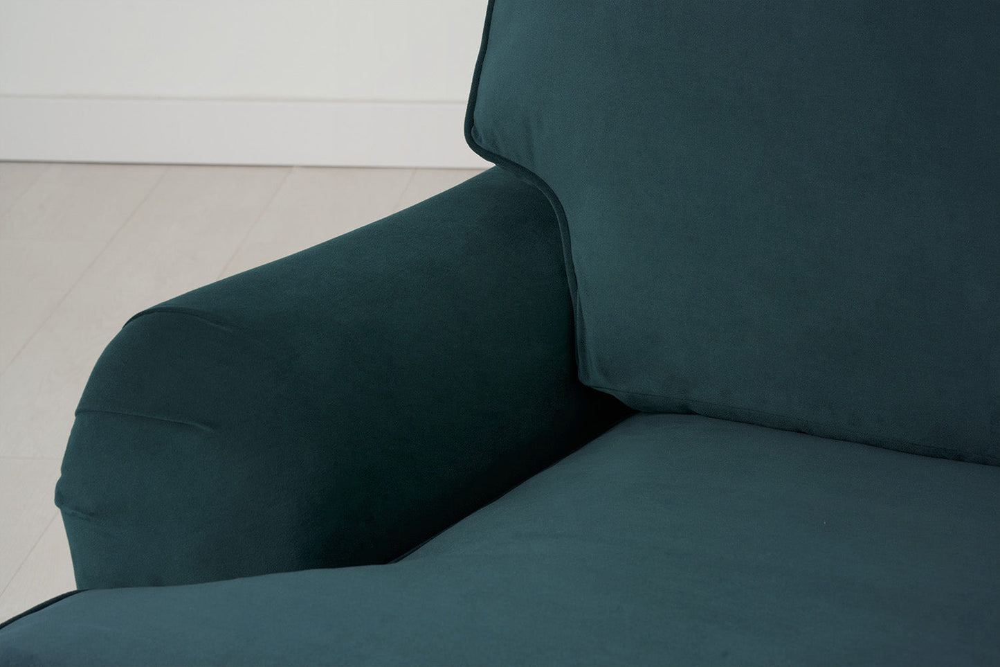 Dreisitzer-Sofa Model 15, Eisvogelblau