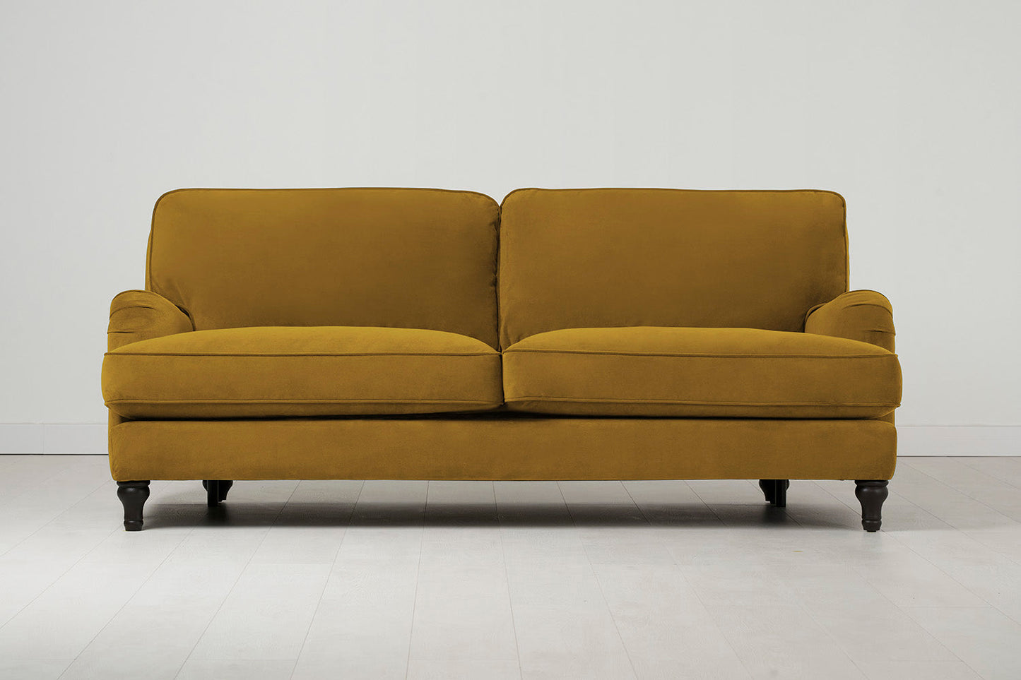 Dreisitzer-Sofa Model 15, Senfgelb