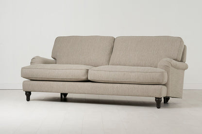 Dreisitzer-Sofa Model 15, Steingrau