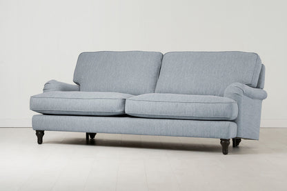 Dreisitzer-Sofa Model 15, Meerglasblau