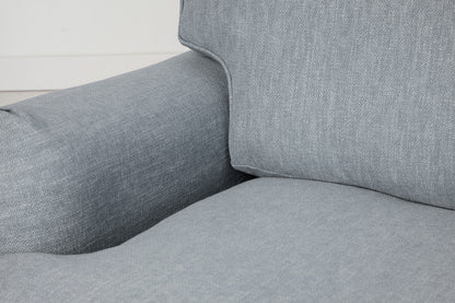 Dreisitzer-Sofa Model 15, Meerglasblau