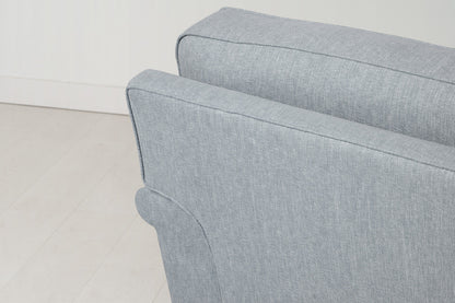 Dreisitzer-Sofa Model 15, Meerglasblau