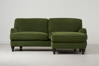 Model 15 3 Seater Sofa with Ottoman, Vine