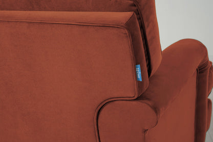 Model 15 3 Seater Sofa, Brick