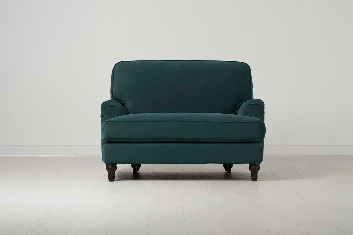 Model 15 Loveseat, Eisvogelblau