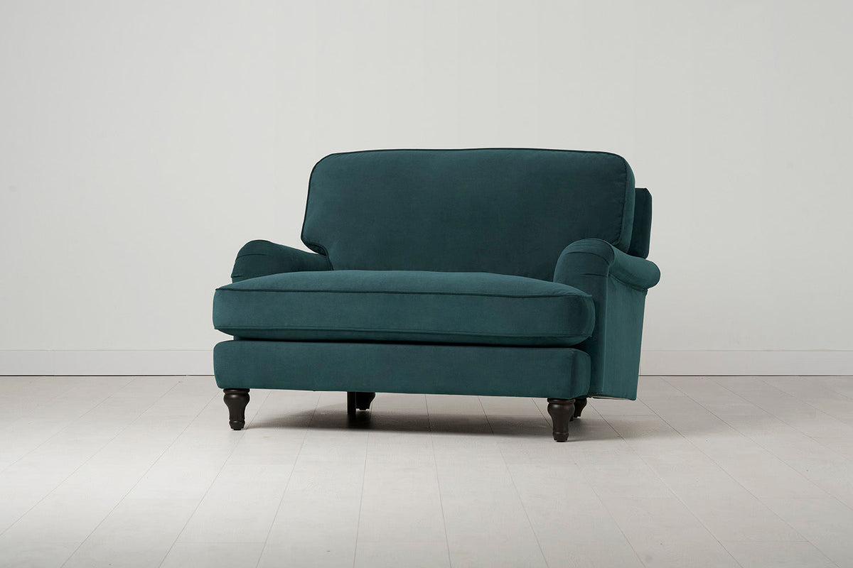 Model 15 Loveseat, Eisvogelblau