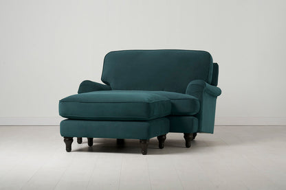 Model 15 Chaise Longue, Eisvogelblau