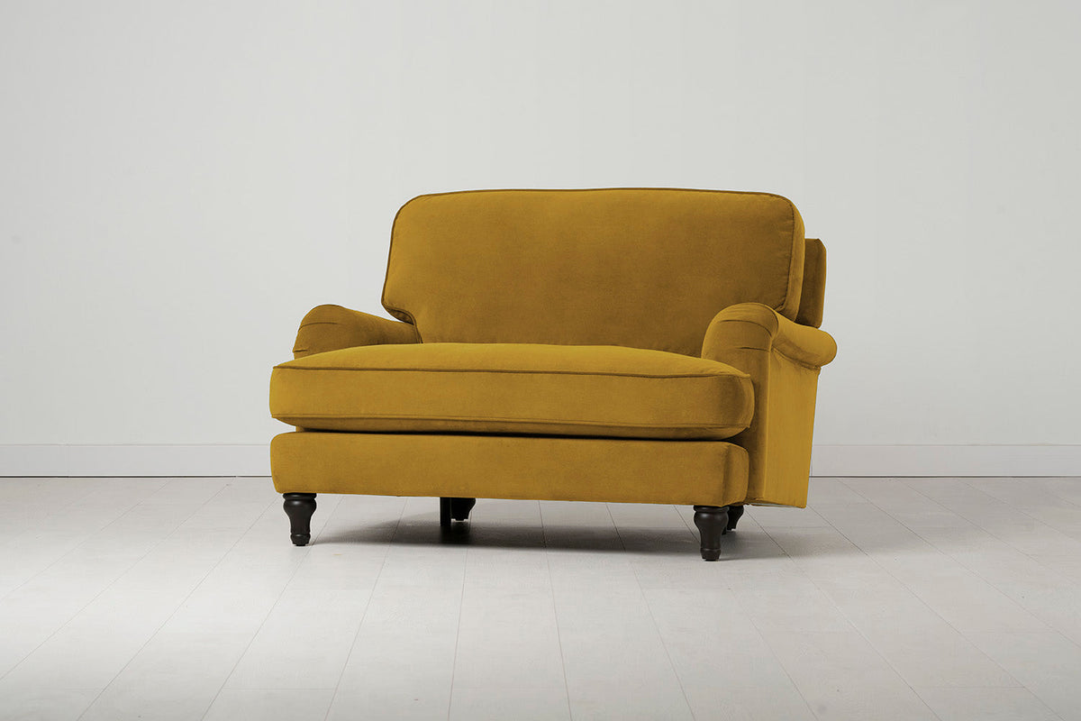 Model 15 Loveseat, Senfgelb