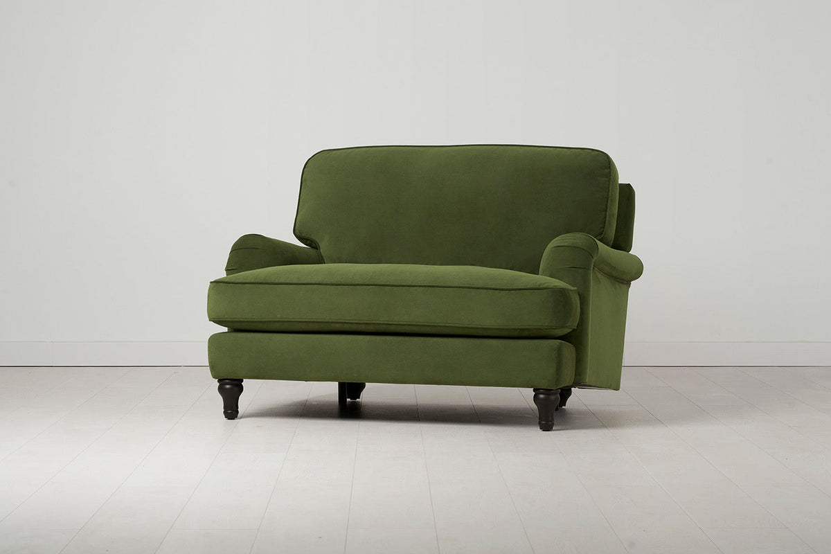 Model 15 Loveseat, Laubgrün