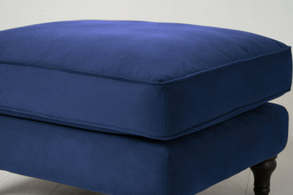 Model 15 Ottoman, Indigo