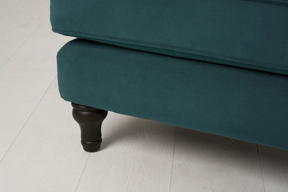 Polsterhocker Model 15, Eisvogelblau