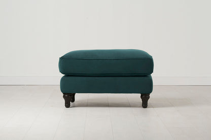 Polsterhocker Model 15, Eisvogelblau