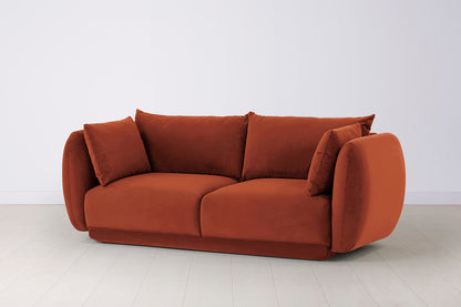 Model 16 3 Seater Sofa, Brick