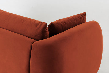 Model 16 3 Seater Sofa, Brick