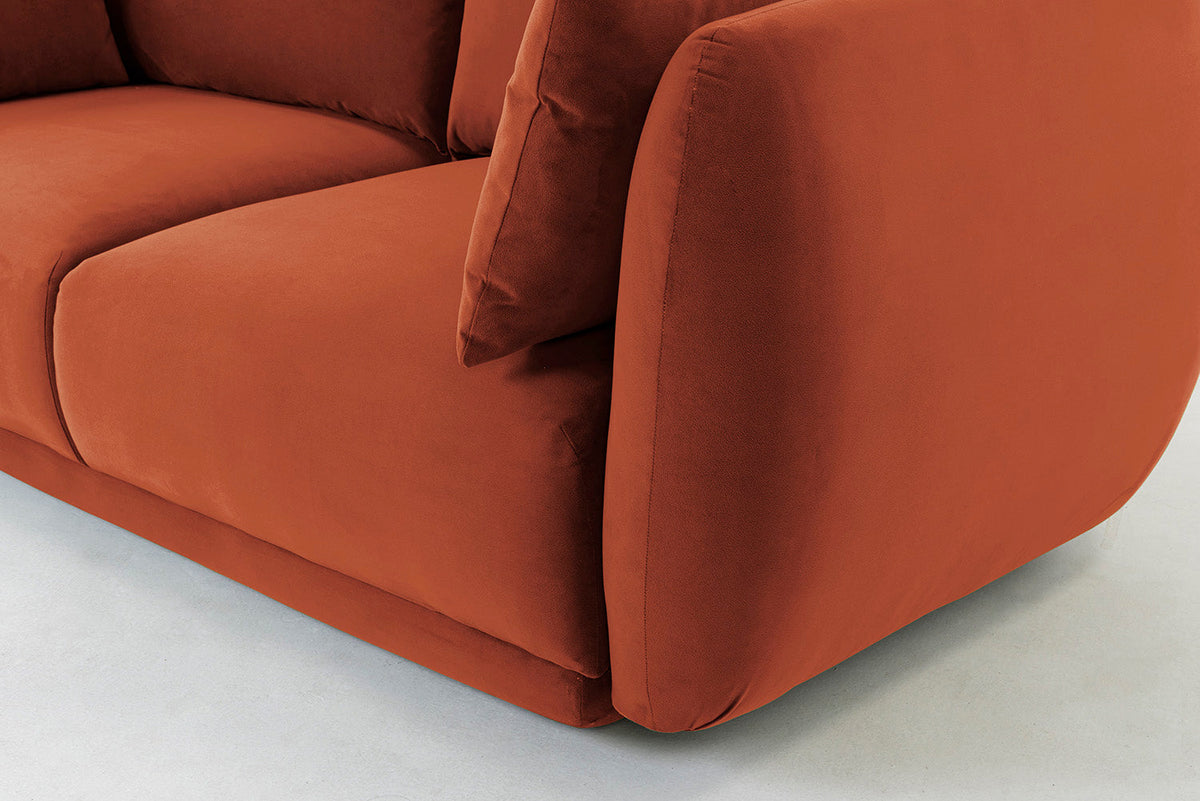 Model 16 3 Seater Sofa, Brick