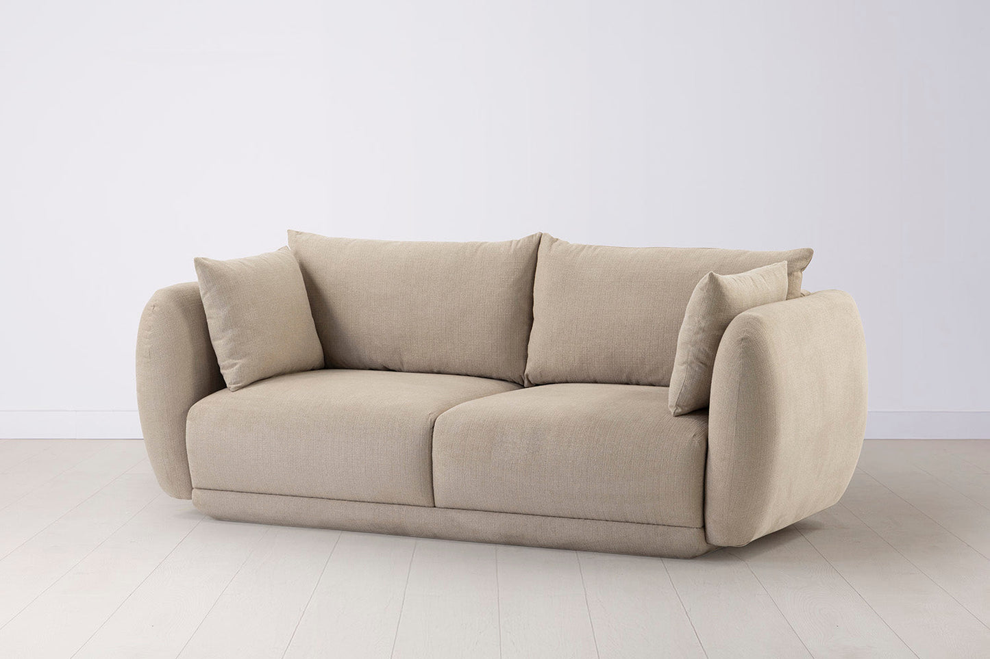  Model 16 Dreisitzer-Sofa, Hellbeige
