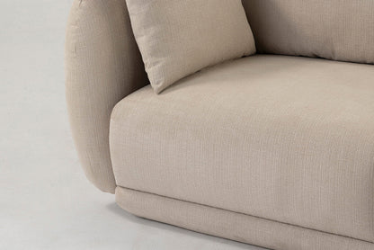  Model 16 Dreisitzer-Sofa, Hellbeige