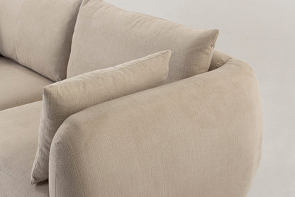  Model 16 Dreisitzer-Sofa, Hellbeige