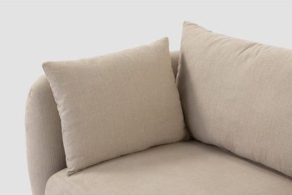  Model 16 Dreisitzer-Sofa, Hellbeige