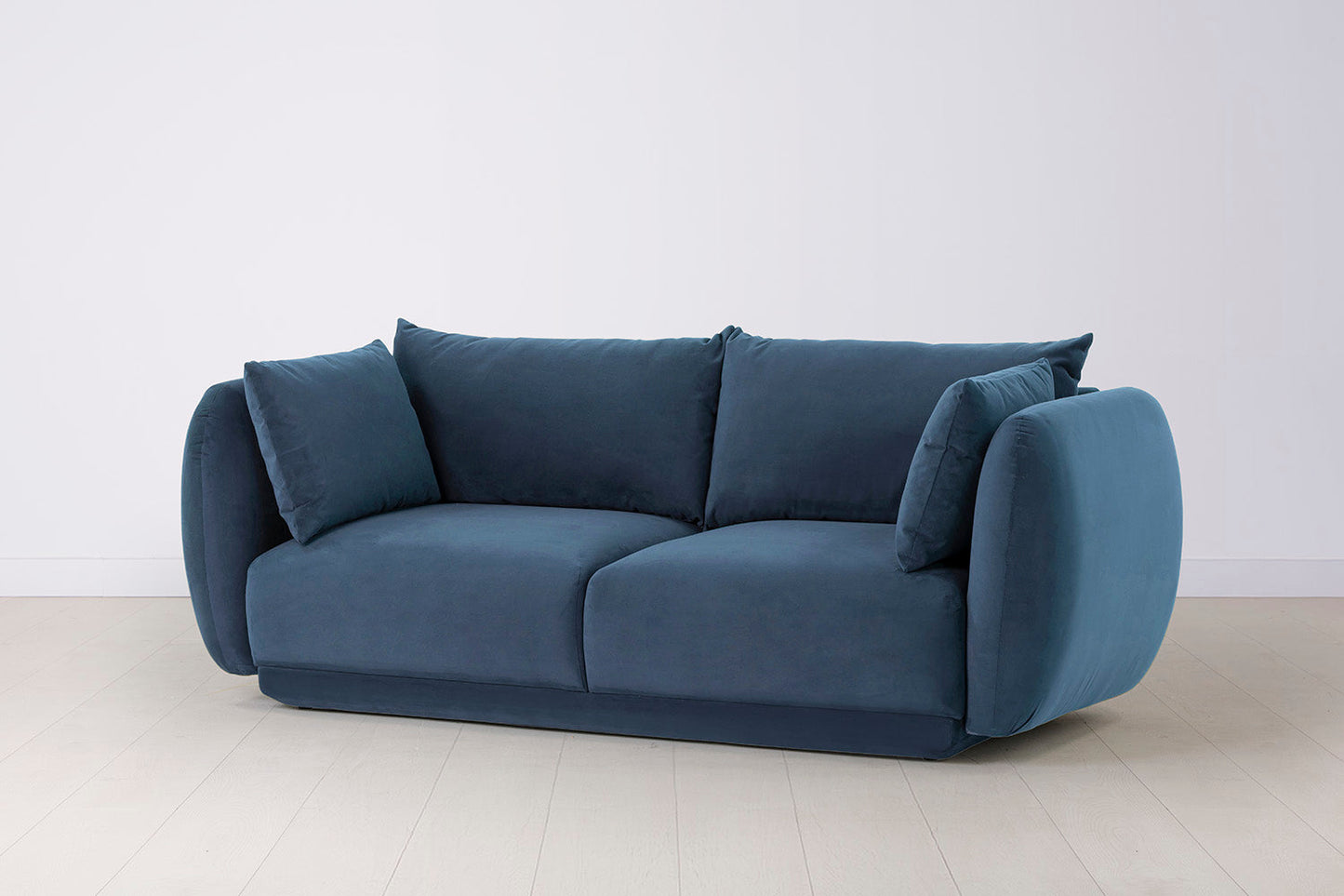  Model 16 Dreisitzer-Sofa, Blaugrün